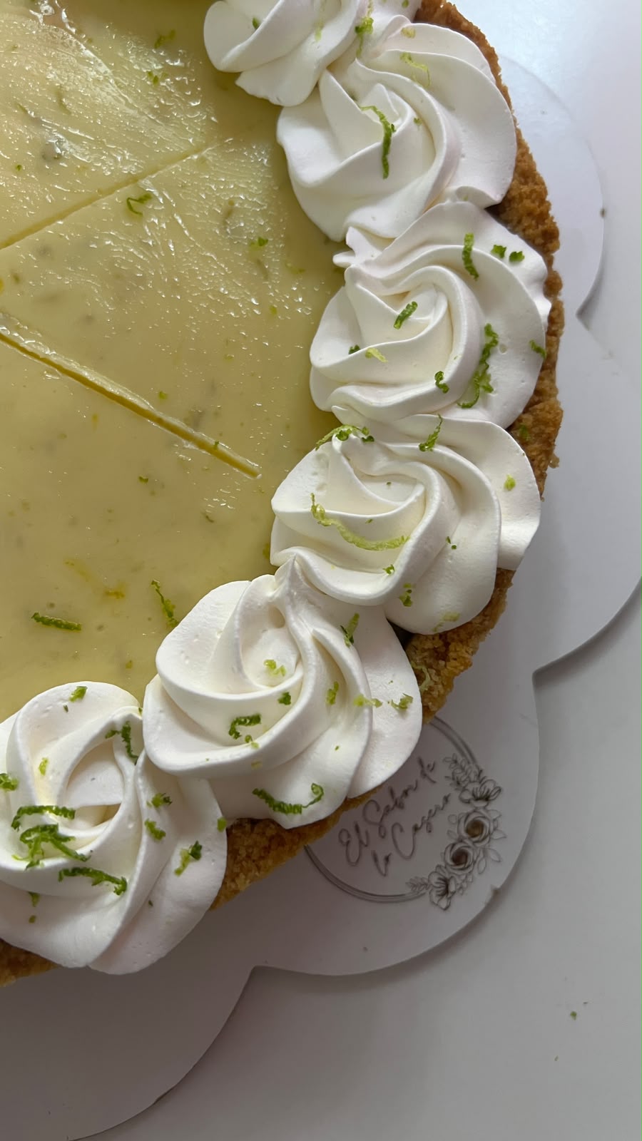 Armando postres a mano